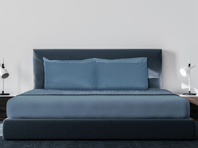 Luxe Soft & Smooth 6-Piece Sheet Set (Cadet Blue) for $179