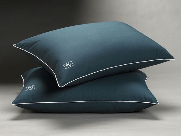 Overstuffed Side/Back Sleeper Down Alternative Pillow: 2-Pack for $84