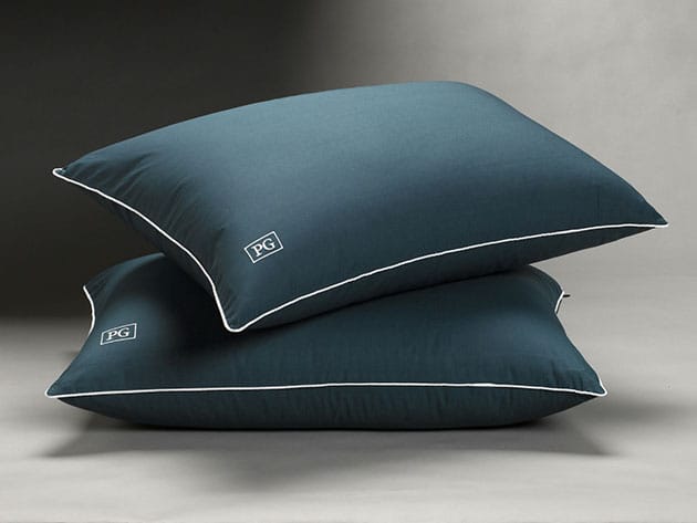 Soft Stomach Sleeper Down Alternative Pillow: 2-Pack for $84