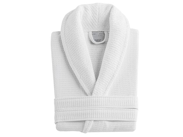 Waffle Terry Turkish Bathrobe for $49