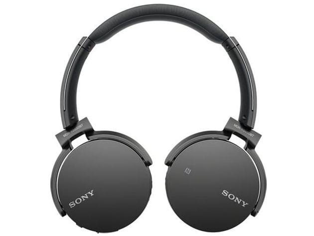Sony MDR-XB650BT Extra Bass™ Wireless Headphones – Black (Open Box) for $59