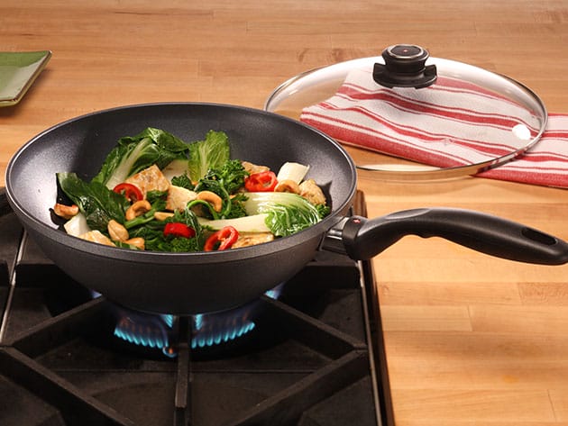 Swiss Diamond® 11" Nonstick Wok with Lid for $149