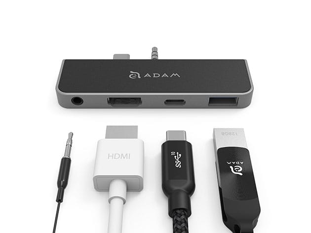 CASA Hub S4 USB-C 4-in-1 Hub for Microsoft Surface Go for $49