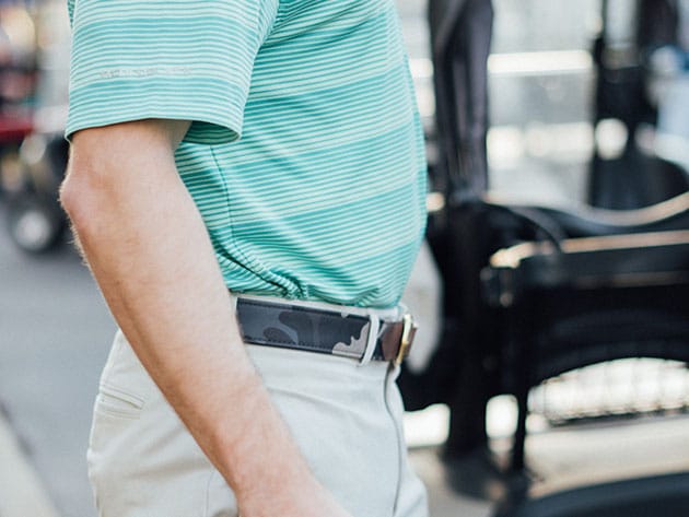 FH Wadsworth Leather Belt for $75