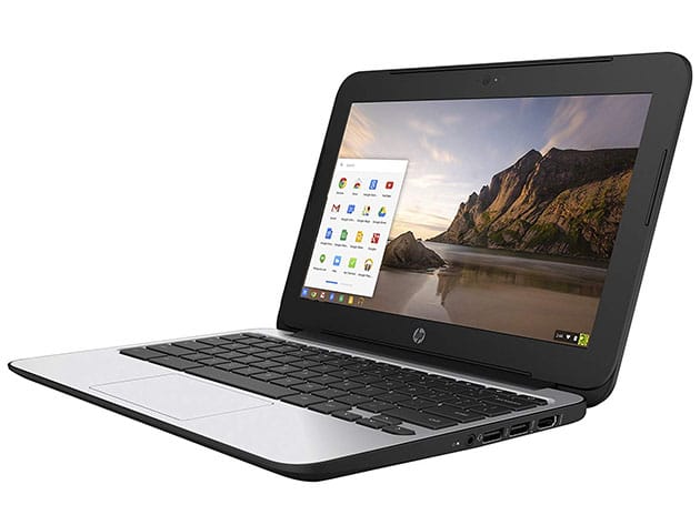 HP G4 11.6″ Chromebook Intel Celeron N2840 16GB SSD – Black (Refurbished) for $119