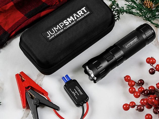 JumpSmart 37,000mWh Portable Vehicle Jump Starter Kit for $119