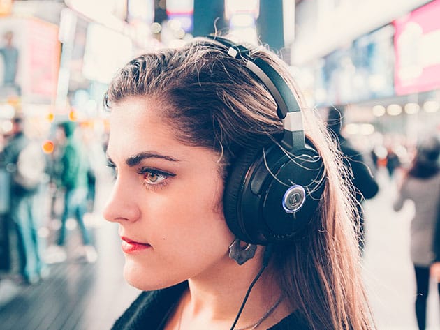 Audio-Technica ATH-ANC70 QuietPoint Active Noise-Cancelling Headphones (Certified Refurbished) for $49