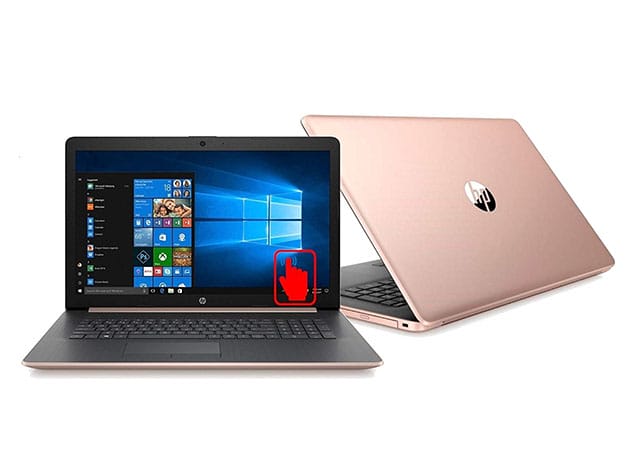 HP 15.3″ Touch Laptop AMD Ryzen 5, 1TB – Rose Gold (Certified Refurbished) for $419