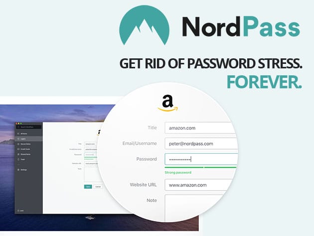 NordPass Password Manager: 1-Yr Subscription for $29