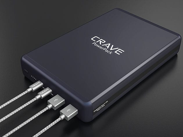 Crave PowerPack 2: 50,000mAh Battery Charger for $189