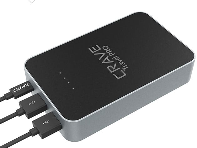 Crave Travel Pro 13,400mAh Power Bank for $39