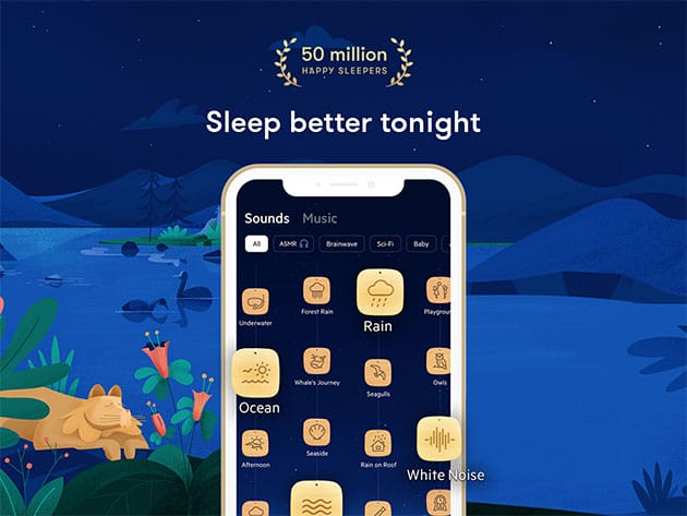 Relax Melodies Meditation App: Lifetime Subscription for $79