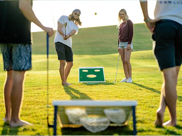 Chippo™ Golf Game: The Glorious Lovechild of Golf & Cornhole for $158