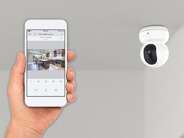 Sharper Image Pan/Tilt 720p HD Wi-Fi Security Camera for $44