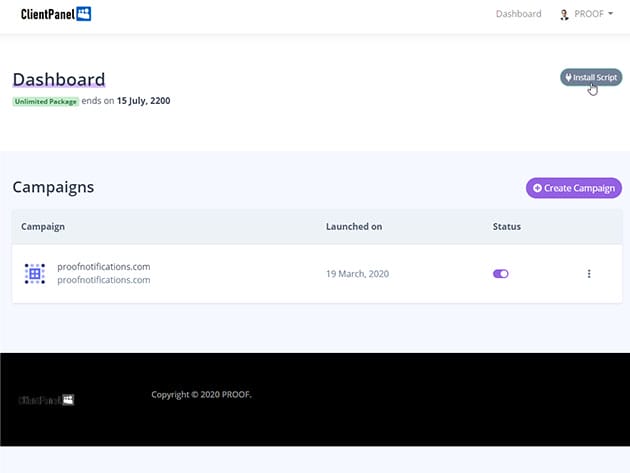 PROOF Notifications: 1-Yr Subscription for $24