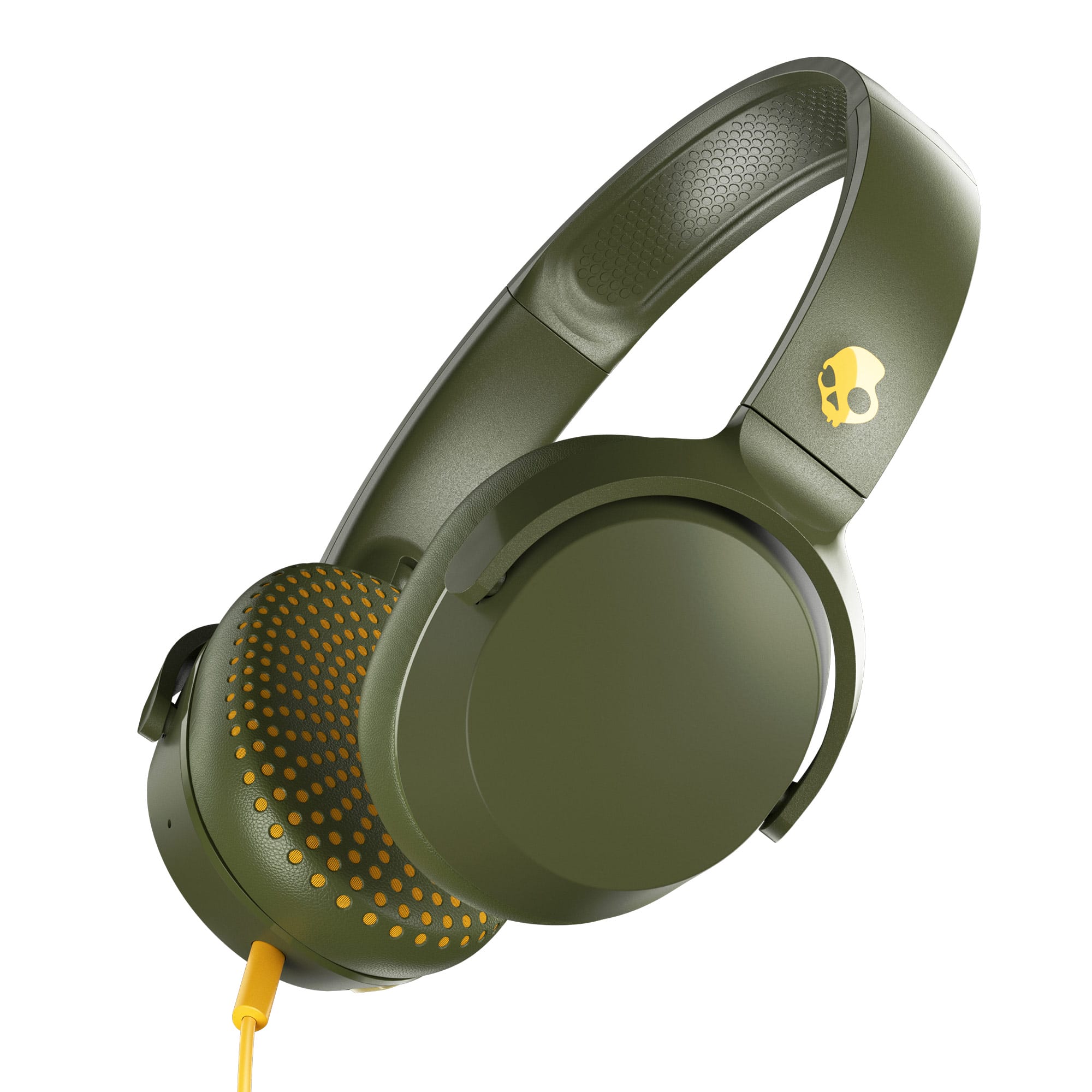 Skullcandy Riff On-Ear Durable Headphone – Olive for $19