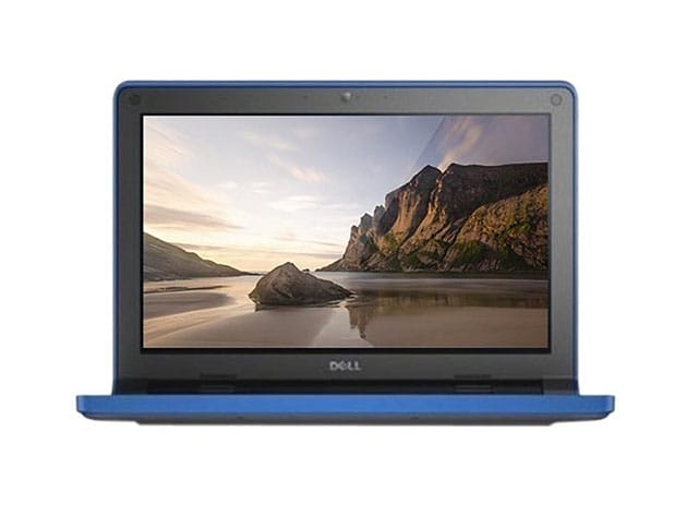 Dell 3120 Chromebook Intel Celeron 16GB - Custom Blue Trim (Refurbished) for $109