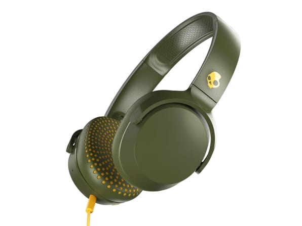 Skullcandy Riff On-Ear Headphone (Olive) for $19