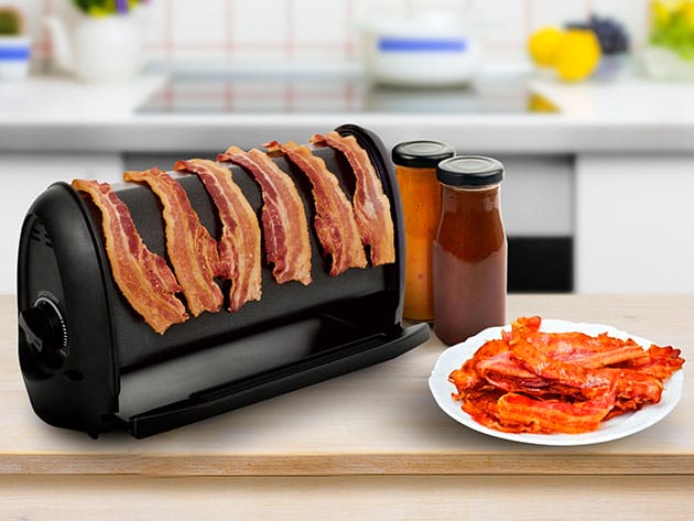 Bacon Cooker with Slid Out Drip Tray for $22