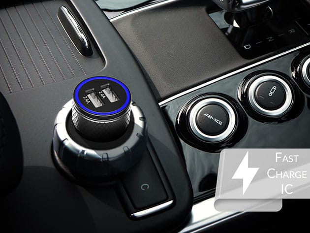 Crave DualHub USB Car Charger for $9