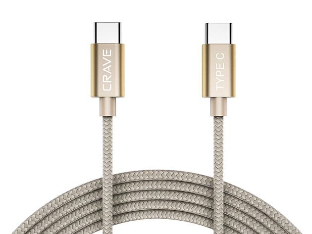 Crave USB-C to USB-C Cable for $9