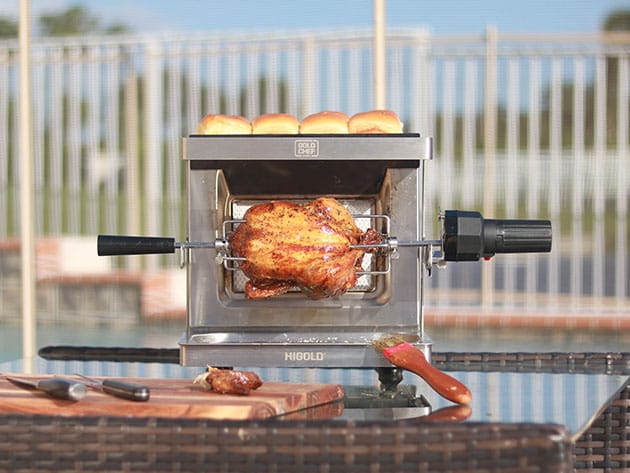 Gold Chef Grill & Rotisserie for $299