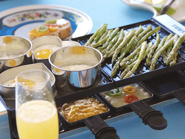 Party Grill®: Raclette Tabletop Grill for $69