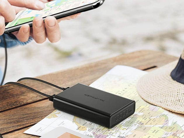 RAVPower 10,000mAh Dual Port Power Bank for $14