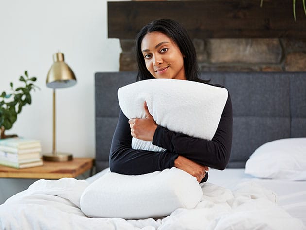Moonbow Adjustable Plush Memory Pillow for $99