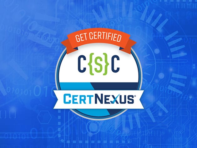 The CertNexus Cyber Secure Coder (CSC-110) Certification Prep Course for $19