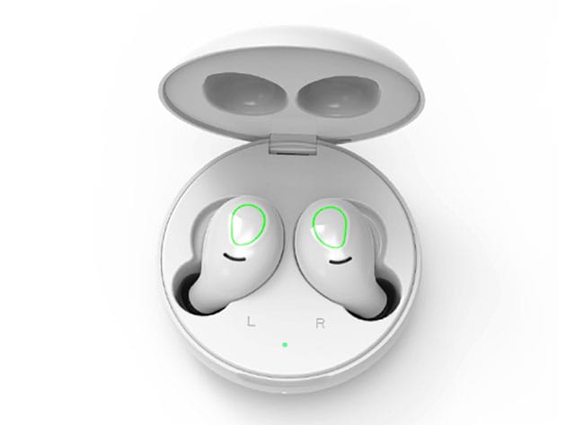 All Charged Up Bluetooth Earbuds with Wireless Charging Pad for $34