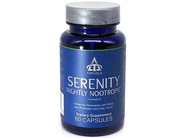 Serenity Nightly Nootropic for $13