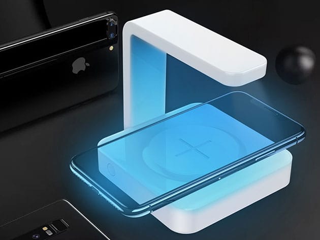 2-in-1 Wireless Charger + UV Sanitizer for $37