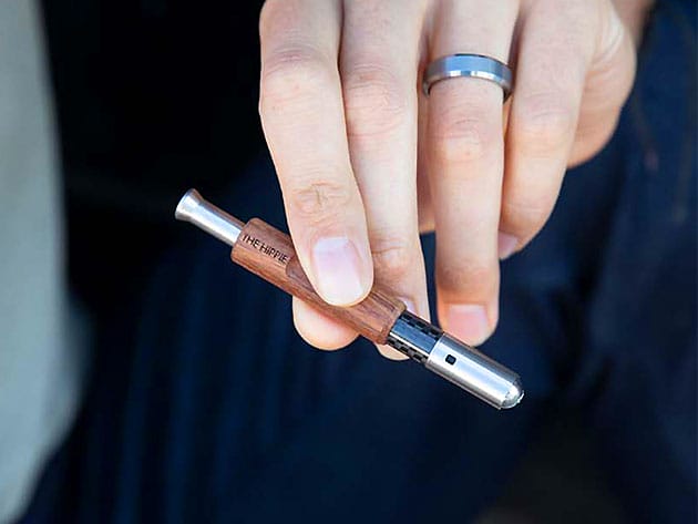 The Hippie Pipe | Brown Rosewood – Analog Vape Pen for $79