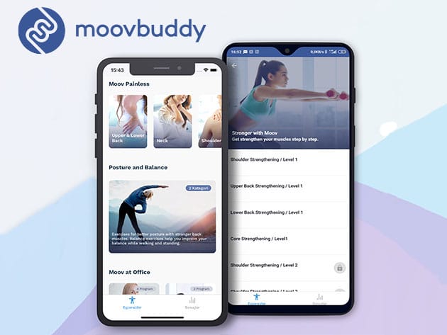 MoovBuddy Exercise App: Lifetime Subscription for $49