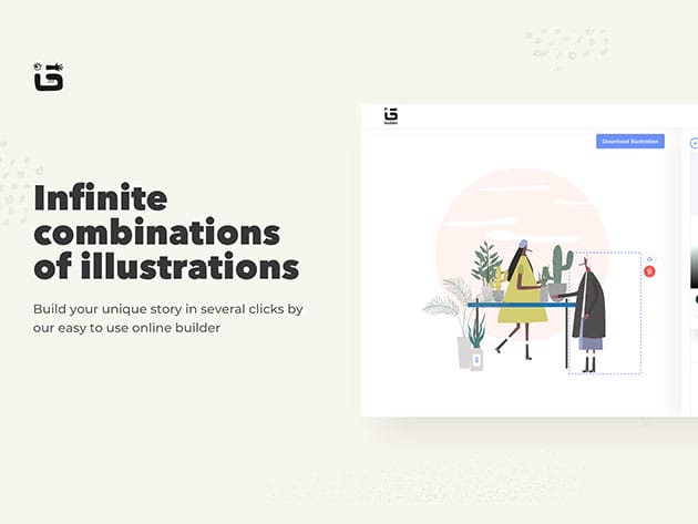 ITG.digital Online Illustrations Builder Pro: Lifetime Subscription for $29