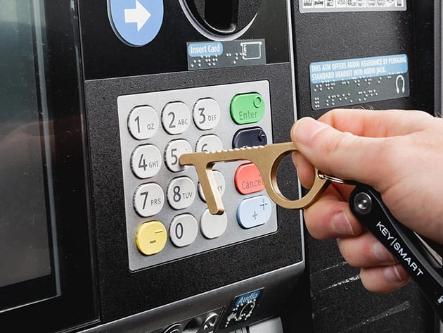 CLEANKEY™ Antimicrobial Brass Hand Tool for $19