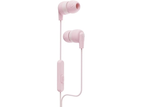 Skullcandy Ink’d®+ Earbuds with Microphone (Pink) for $17