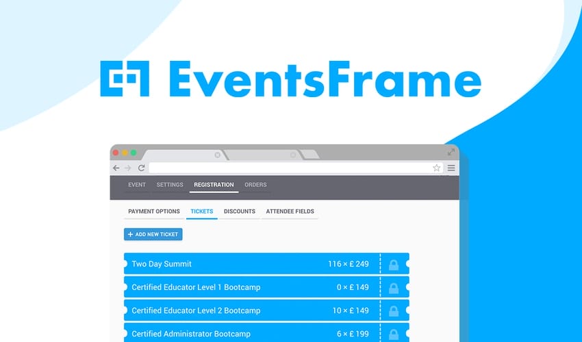 Lifetime Deal to EventsFrame for $49