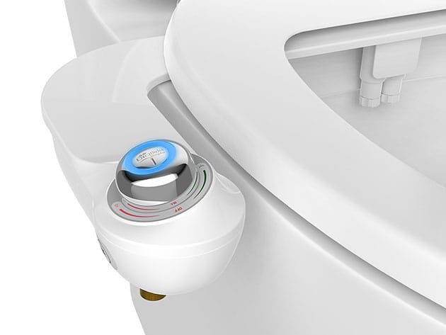 SlimGlow: The World's First Bidet Attachment Featuring a Night Light for $49