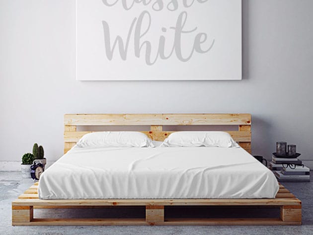 Ultra Soft 1500TC Sheet Set  (Classic White/King) for $64