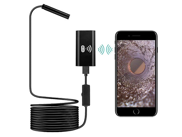 Sinji Flexible Borescope Camera for Android & iOS for $29