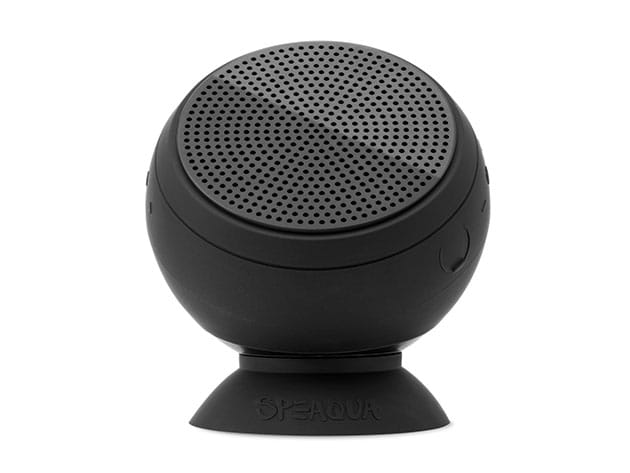 The Barnacle Vibe 2.0: 100% Waterproof Speaker (Manta Ray Black) for $62
