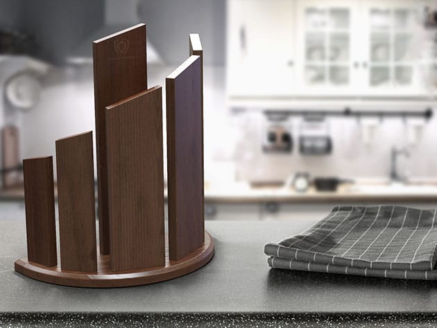 Dragon Spire Double-Sided Magnetic Walnut Wood Block for $129