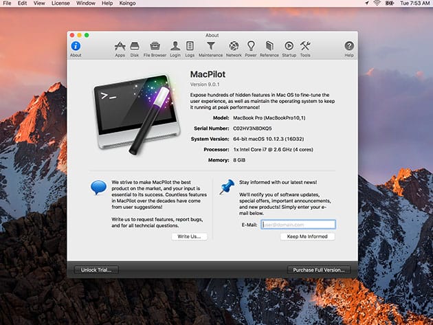 MacPilot 11: Optimizing Software for Mac (Lifetime Subscription) for $39