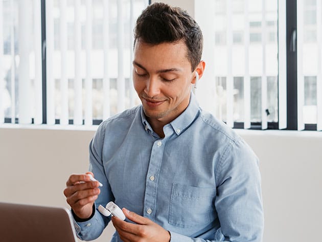 XBuds Wireless Stereo Earphones with Charging Case for $27