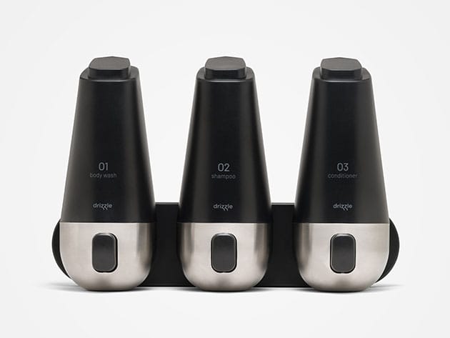 Drizzle: 3-Chamber Shower Dispenser for $36