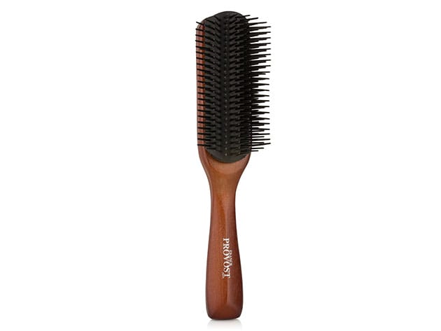 Non-Static Wooden Fine & Coarse Hair Comb for $9