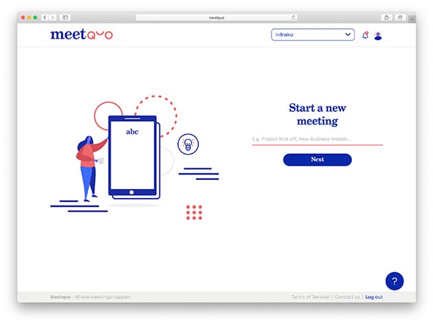Meetquo Remote Meeting Platform: Lifetime Subscription for $49