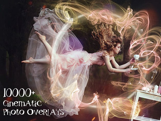 10,000+ Cinematic Photo Overlays Bundle for $49